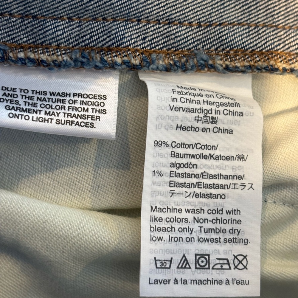 NWT Madewell Indigo A-Line Denim Skirt 12 - Picture 5 of 6